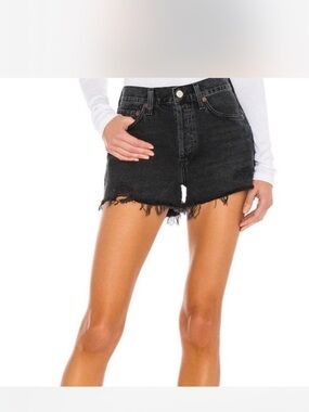 Agolde Black Parker short size 25